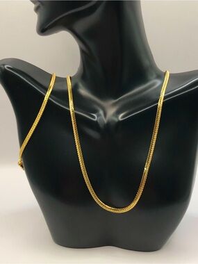 American Showcase Gold-Tone Herringbone Bracelet & Necklace Set